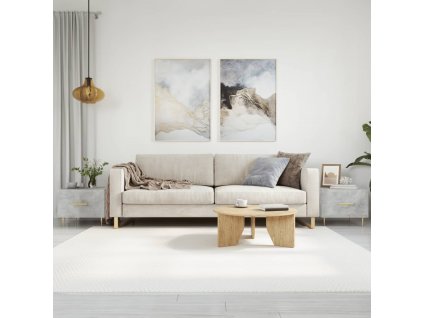 Konferenční stolky 2 ks betonově šedé 50 x 50 x 40 cm kompozit 829373