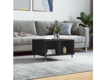 Konferenční stolek černý 60x50x36,5 cm kompozitní dřevo 830533