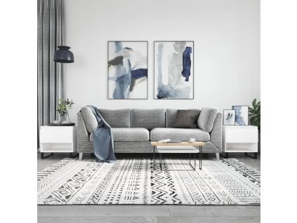 Konferenční stolky 2 ks bílé 50 x 46 x 50 cm kompozitní dřevo 830925