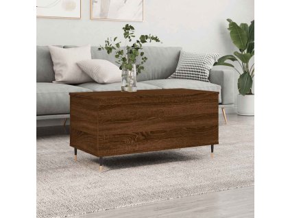 Konferenční stolek hnědý dub 90 x 44,5 x 45 cm kompozitní dřevo 830971