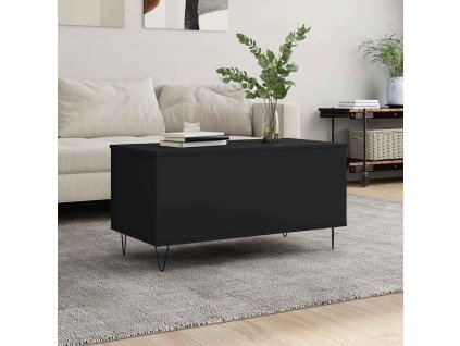 Konferenční stolek černý 90 x 44,5 x 45 cm kompozitní dřevo 830973