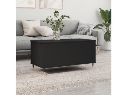 Konferenční stolek černý 90 x 44,5 x 45 cm kompozitní dřevo 830965