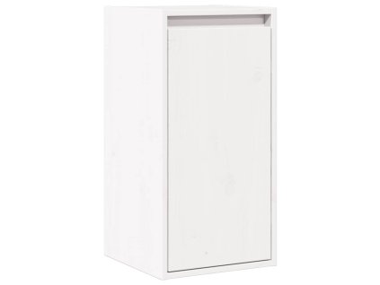 Nástěnná skříňka bílá 30 x 30 x 100 cm masivní borovice 813507