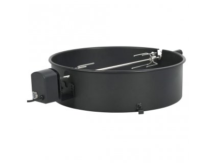 Grilovací límec s jehlou a motorem 57 cm černý 44290