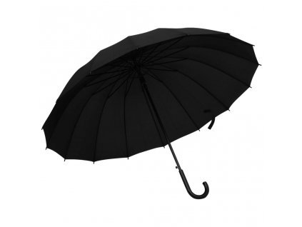 Deštník automatický černý 120 cm