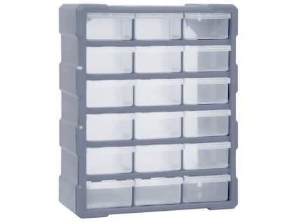 Organizér s 18 středně velkými zásuvkami 38 x 16 x 47 cm 149598