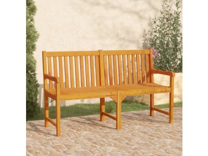 Zahradní lavice 150 cm masivní akáciové dřevo 316611