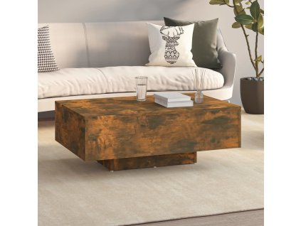 Konferenční stolek kouřový dub 85 x 55 x 31 cm kompozitní dřevo 815759