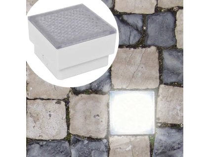 Zemní LED svítidla 6 ks 100 x 100 x 68 mm 272491