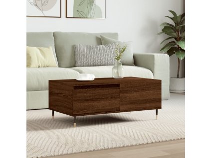 Konferenční stolek hnědý dub 90 x 50 x 36,5 cm kompozitní dřevo 830803