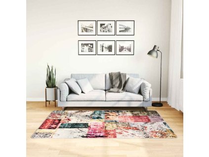 Koberec pratelný patchwork 120x180 cm vícebarevný protiskluzový 337966
