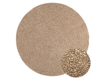 Koberec ZIZUR 120 cm jutový vzhled interiér i exteriér 364836