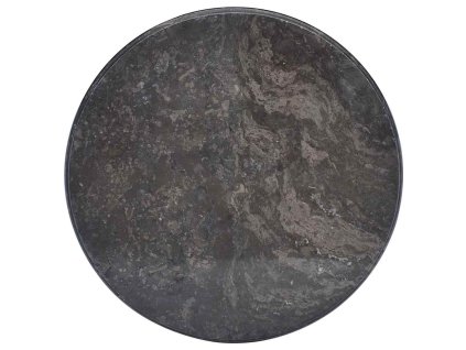 Stolní deska černá Ø 50 x 2,5 cm mramor 149193