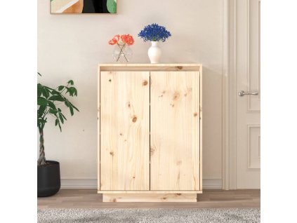 Botník 60 x 35 x 80 cm masivní borové dřevo 813530