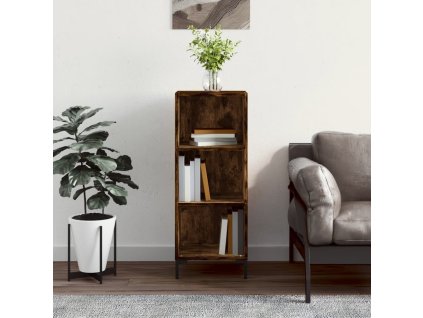 Příborník kouřový dub 34,5 x 32,5 x 90 cm kompozitní dřevo 828737