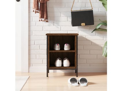 Botník hnědý dub 38 x 35 x 50 cm kompozitní dřevo 831832