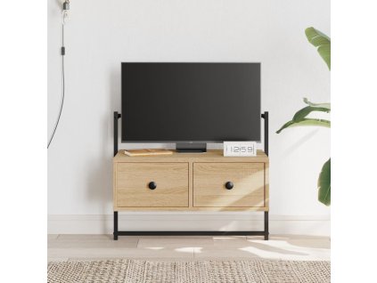 TV skříňka nástěnná dub sonoma 60,5x30x51 cm kompozitní dřevo 833454