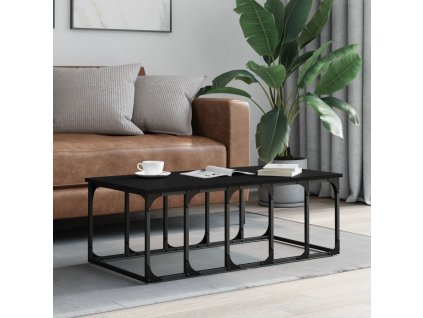 Konferenční stolek černý 100 x 50 x 35,5 cm kompozitní dřevo 833378