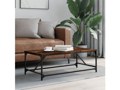 Konferenční stolek kouřový dub 100x50x35 cm kompozitní dřevo 835331