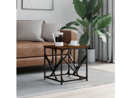 Konferenční stolek kouřový dub 45x45x47,5 cm kompozitní dřevo 834122