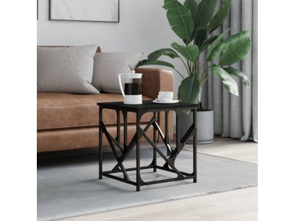 Konferenční stolek černý 45 x 45 x 47,5 cm kompozitní dřevo 834120