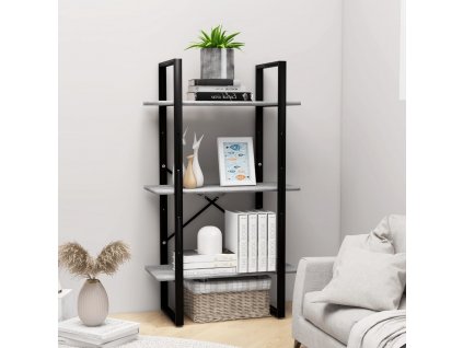 Úložný regál betonově šedý 60 x 30 x 105 cm kompozitní dřevo 806511