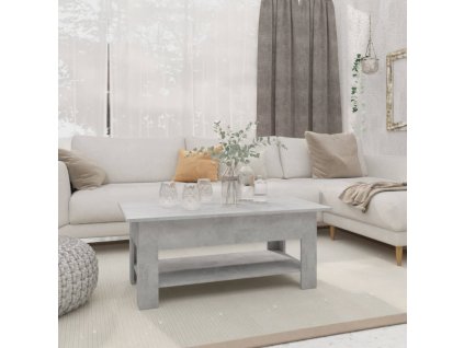 Konferenční stolek betonově šedý 102x55x42 cm kompozitní dřevo 810257