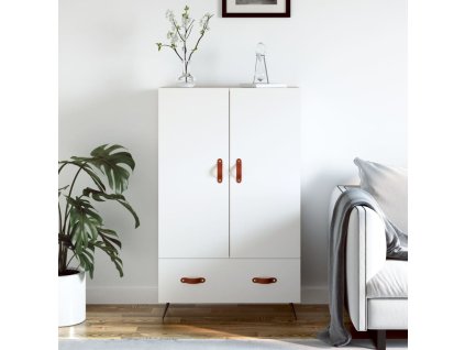 Skříň highboard bílá 69,5 x 31 x 115 cm kompozitní dřevo 828204