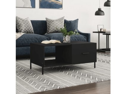 Konferenční stolek černý 90 x 50 x 40 cm kompozitní dřevo 829221