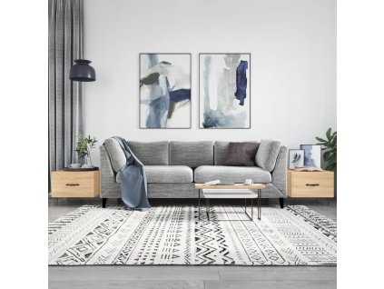 Konferenční stolky 2 ks dub sonoma 50x50x40 cm kompozitní dřevo 829387