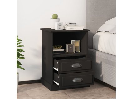 Noční stolky 2 ks černé 43 x 36 x 60 cm 816331