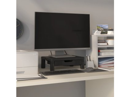 Stojan na monitor černý 43 x 30,5 x 13 cm 51722