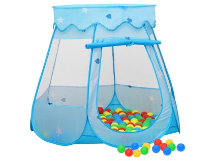 Dětský stan na hraní modrý 102 x 102 x 82 cm 93672