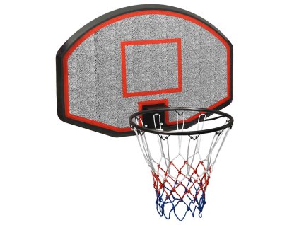 Basketbalový koš černý 90x60x2 cm polyethylen 93666