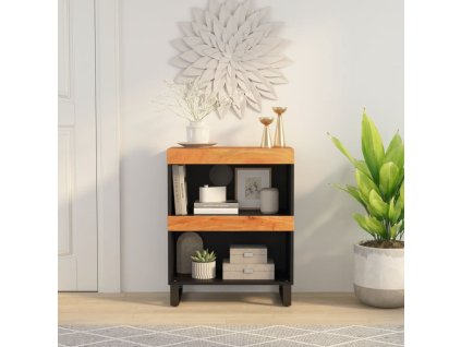 Odkládací skříňka 60 x 33 x 75 cm masivní akáciové dřevo 352886