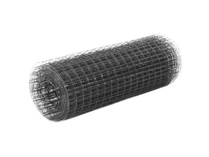 Pletivo ke kurníku ocel PVC vrstva 10 x 0,5 m šedé 143646