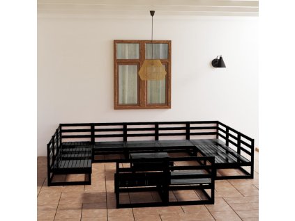 12dílná zahradní sedací souprava masivní borovice 3076178