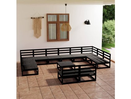 13dílná zahradní sedací souprava masivní borovice 3076228