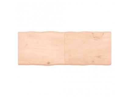 Stolní deska 100x60x(2-6)cm neošetřený masivní dřevo živá hrana
