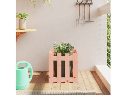 Zahradní truhlík plotový design 40x40x40 cm masivní douglaska 832450