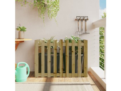 Vyvýšený záhon plotový design 100x50x70cm impregnovaná borovice 832486