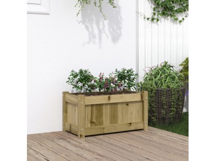 Zahradní truhlík 60 x 31 x 31 cm impregnované borové dřevo 837447