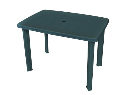 Zahradní stůl zelený 101 x 68 x 72 cm plast 43593
