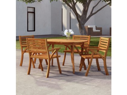 Zahradní stůl 150 x 90 x 75 cm masivní akáciové dřevo 363306