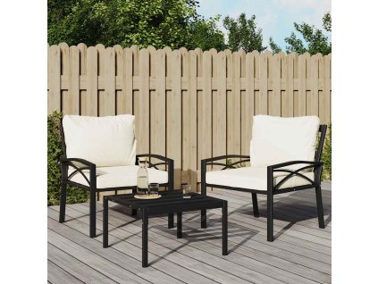 Zahradní křesla s pískovými poduškami 2 ks 68 x 76 x 79 cm ocel 362721