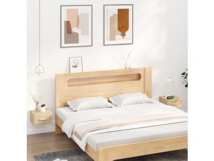 Nástěnné noční stolky 2 ks dub sonoma 35 x 35 x 20 cm 812841