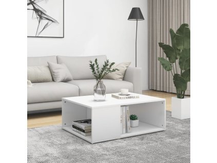 Konferenční stolek bílý 90 x 67 x 33 cm kompozitní dřevo 806903