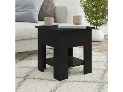 Konferenční stolek černý 40 x 40 x 42 cm kompozitní dřevo 810272