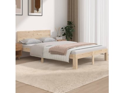 Rám postele masivní dřevo 120 x 190 cm Small Double 810465