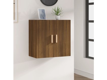 Nástěnná skříňka hnědý dub 60 x 30 x 60 cm kompozitní dřevo 817593
